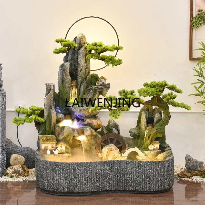 

HLZ rockery, flowing water, fountain, waterfall, decorative courtyard, pool corner landscape arrangement ornament