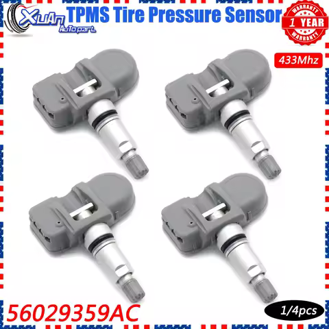 433Mhz TPMS Tire Pressure Sensor Monitoring System 56029359AC for Jeep Liberty Dodge Avenger Grand Caravan Durango Magnum 05-14