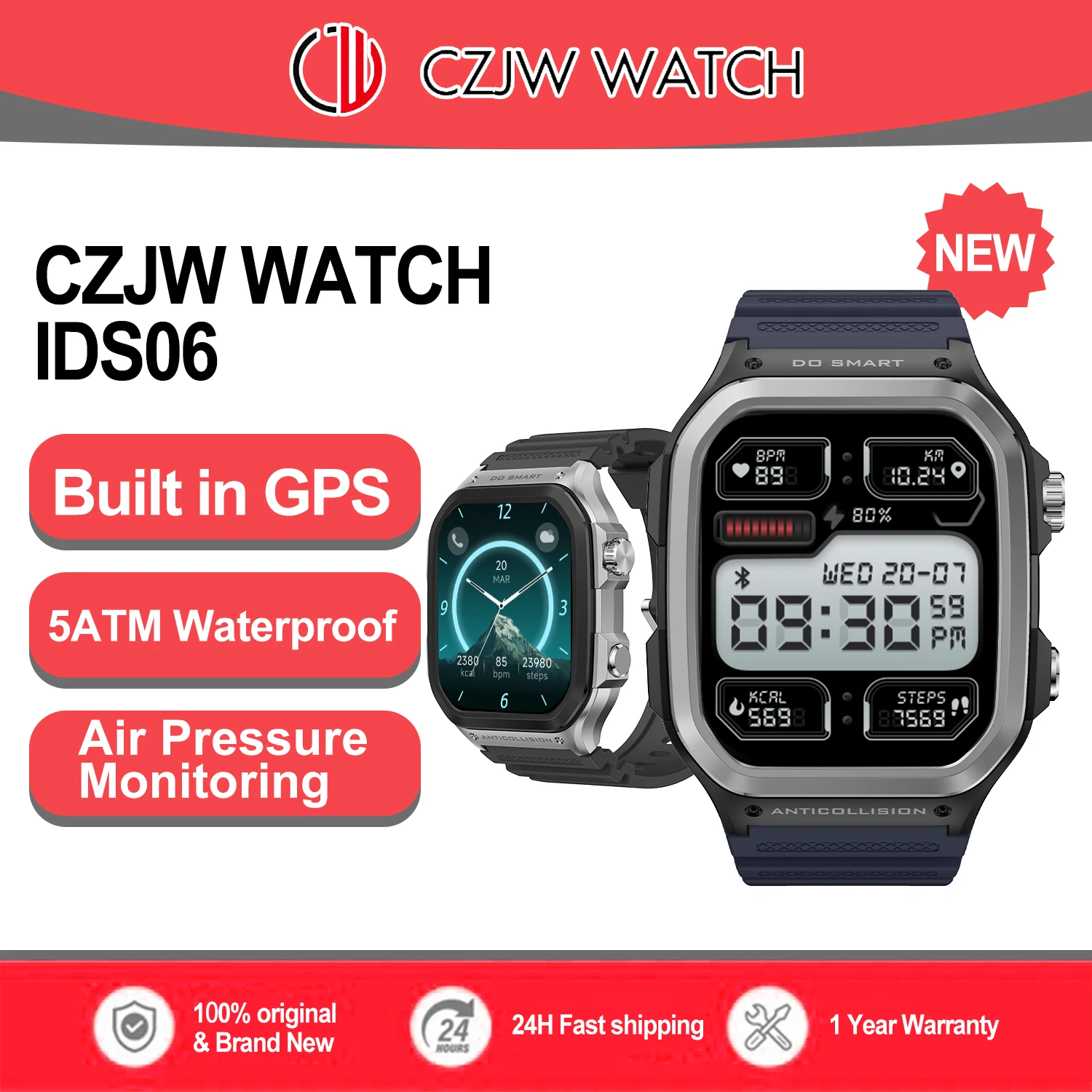 New ZZYSMART Built-in GPS 1.85