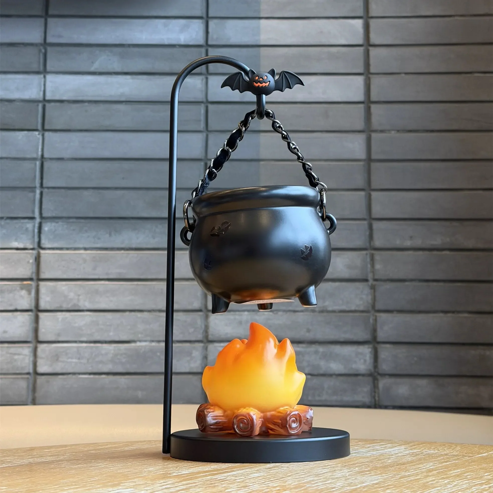 2026 Bk Halloween Cauldron Shape Stainless Steel Mug With Straw Ambient Desktop Decor For Adult Home Office Use - view 2