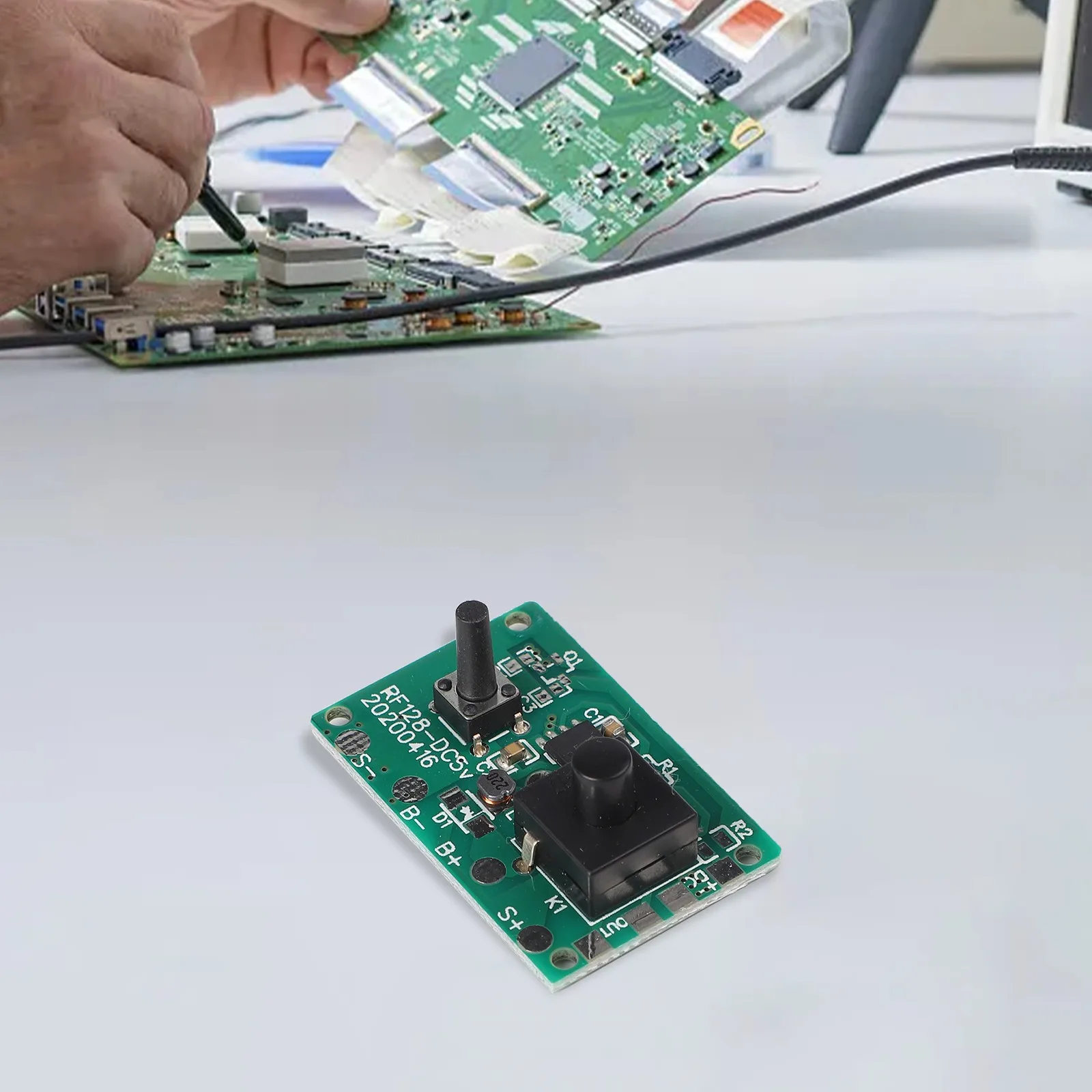 1Pcs 1.2V Solar Light String Circuit Board With Switch Controller Solar Light String Control Board Solar-powered Lighting System