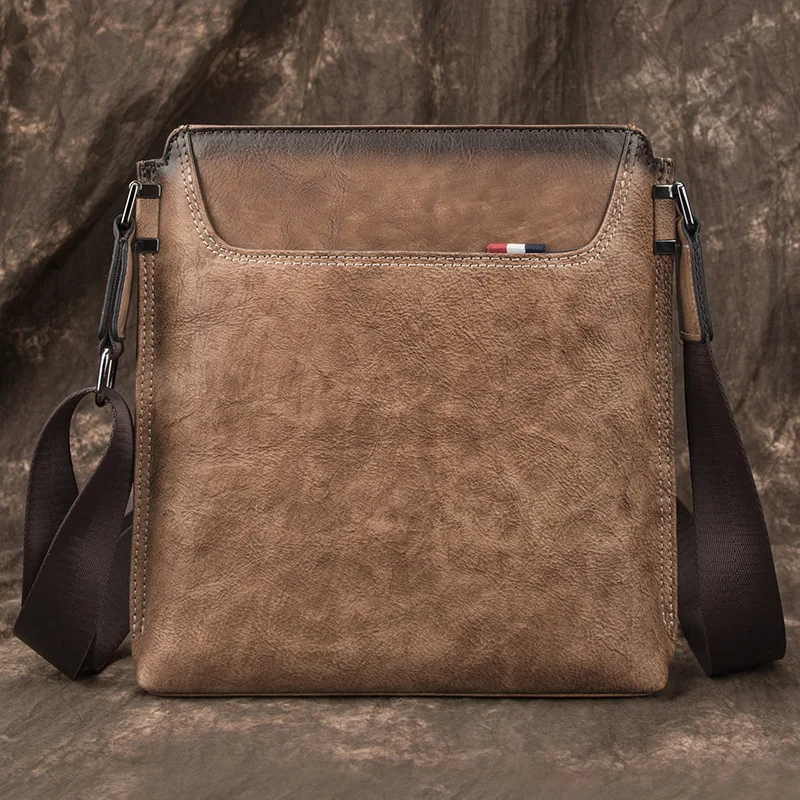 

Top Layer Cowhide Leather Art Oil Graffiti Painted Handbags Women Shoulder Bags Purses Shopper Crossbody Bags