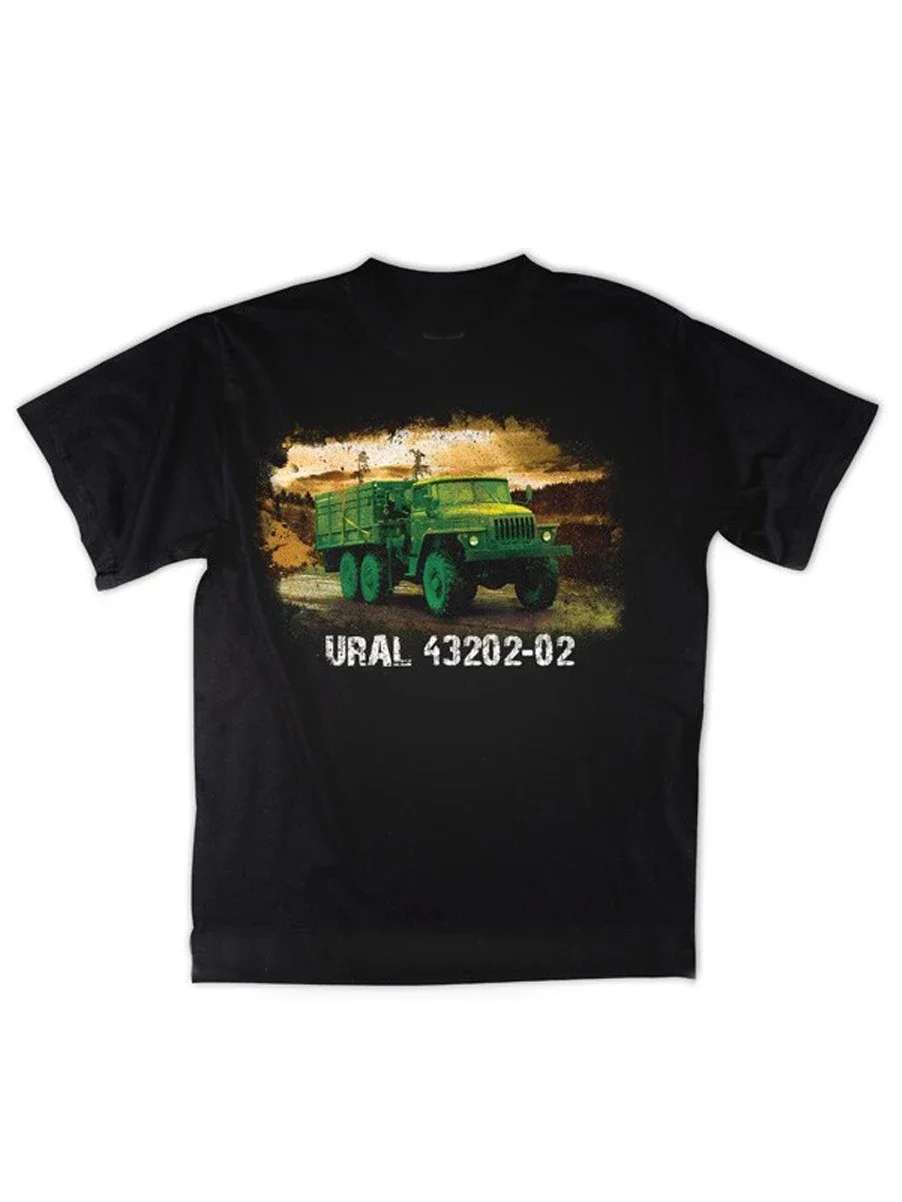 Soviet Russia Army Off-road Vehicle URAL 4320 General Purpose Truck T Shirt Short Sleeve Casual 100% Cotton O-Neck Mens T-shirt
