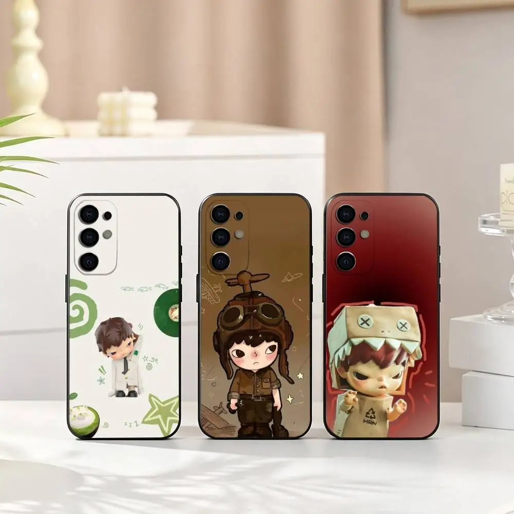 Cute Cartoon Hironos gift  Phone Case Black Silicone Soft For Samsung S25,S24,S21,S22,S23,S30,Ultra,S20,Plus,Fe,Lite