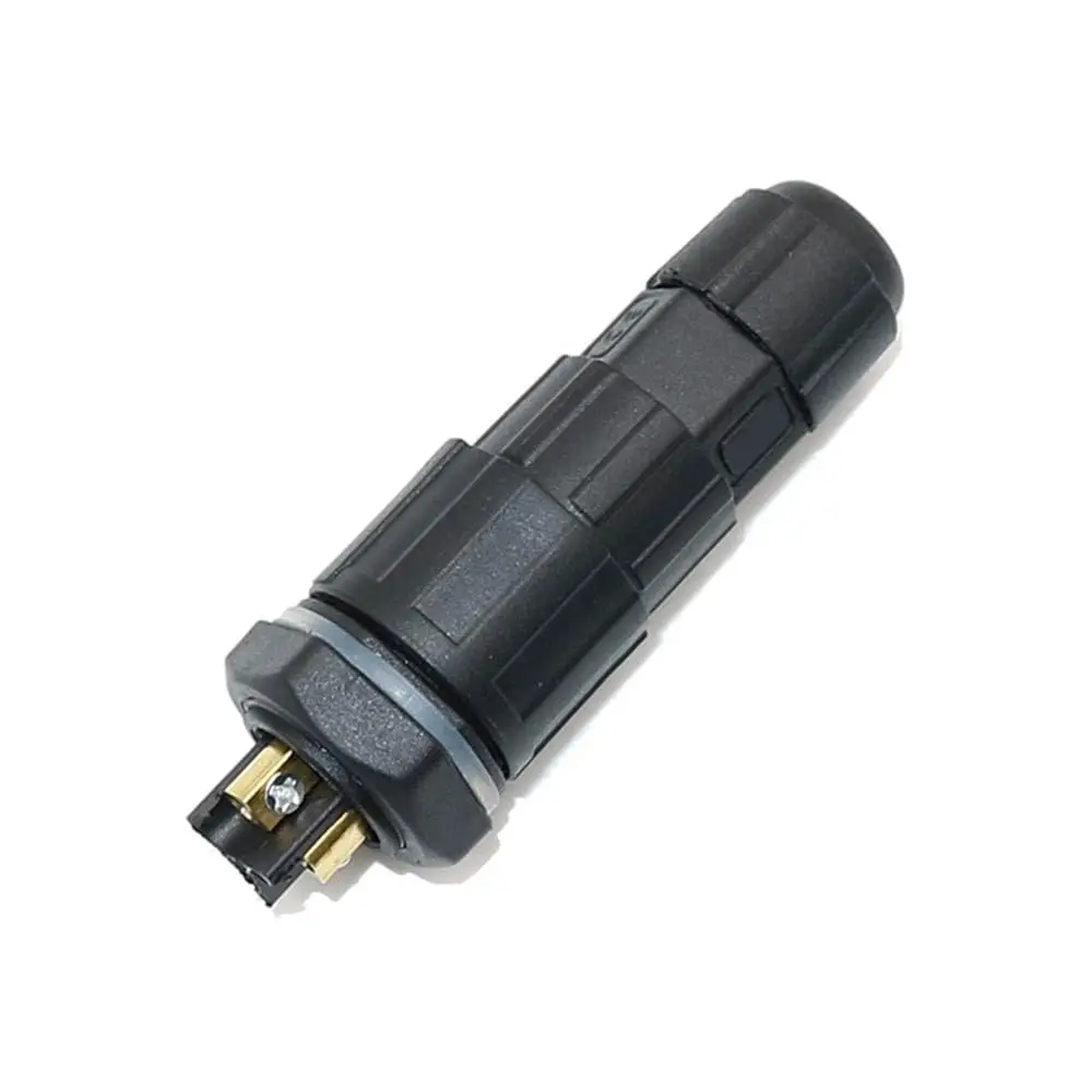 M16 3 Pin Waterproof Connector Led Power Screw Type Front-Mounted Board-to-Wire Aviation Plug IP68