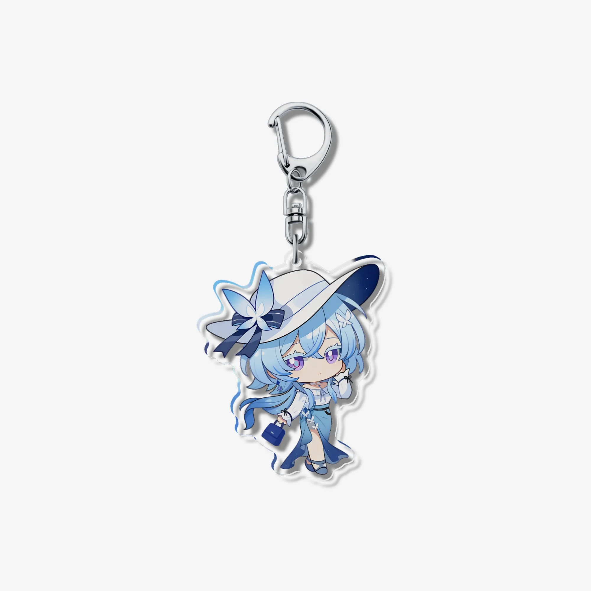 Wuthering Waves Jinhsi Gallery Figure Stand Model Plate Key Chain Changli Roccia Carlotta Acrylic Jiyan Pendant Key Chain Bag