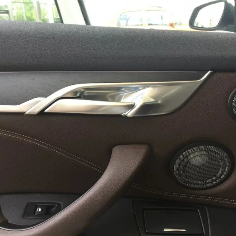 

ABS Chrome Car Inner Door Handle Cover Door Bowl Protective Trim Sticker For BMW X1 F48 X2 F47 2016-2021 Auot Interior Accessory