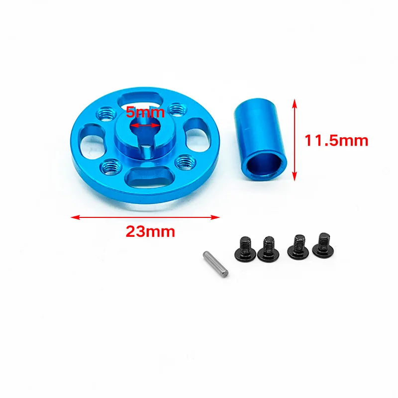 Aluminum Alloy High‑Speed Gear Mount Set for 1/10 RC Car Tamiya TT‑02 TT02 Upgrade Parts