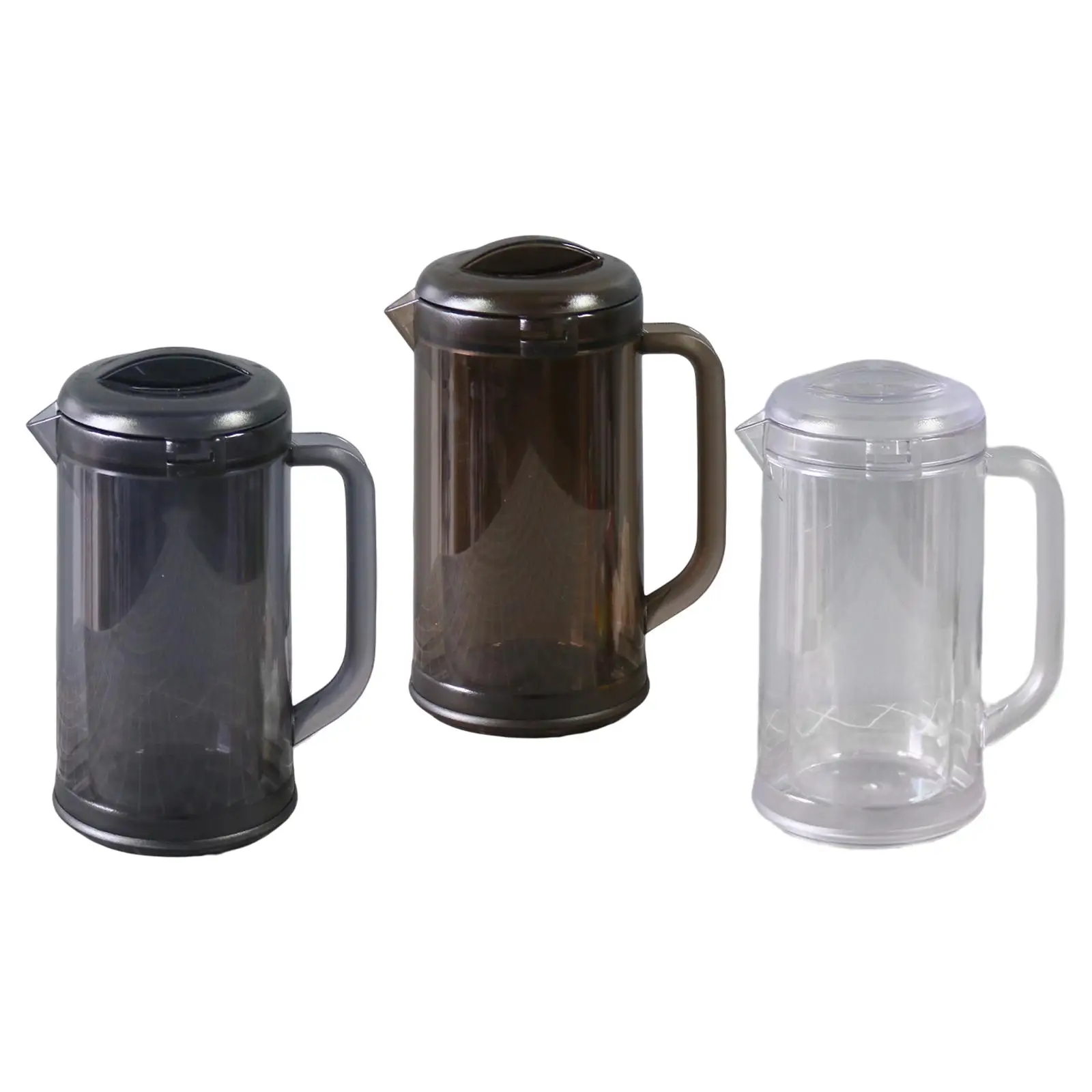 Water Jug Pitcher with Handle Shatterproof Large Beverage Jars Iced Tea Pitcher for Party Restaurants Iced Tea Refrigerator Home