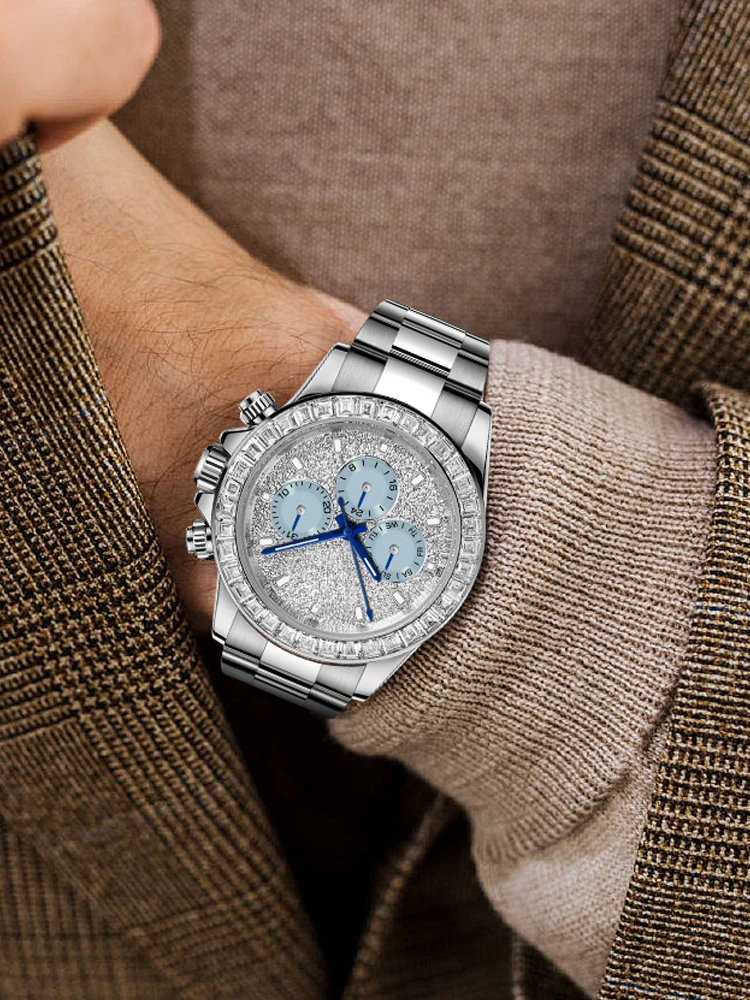 Light luxury automatic mechanical watch trendy men's waterproof high-end watch genuine