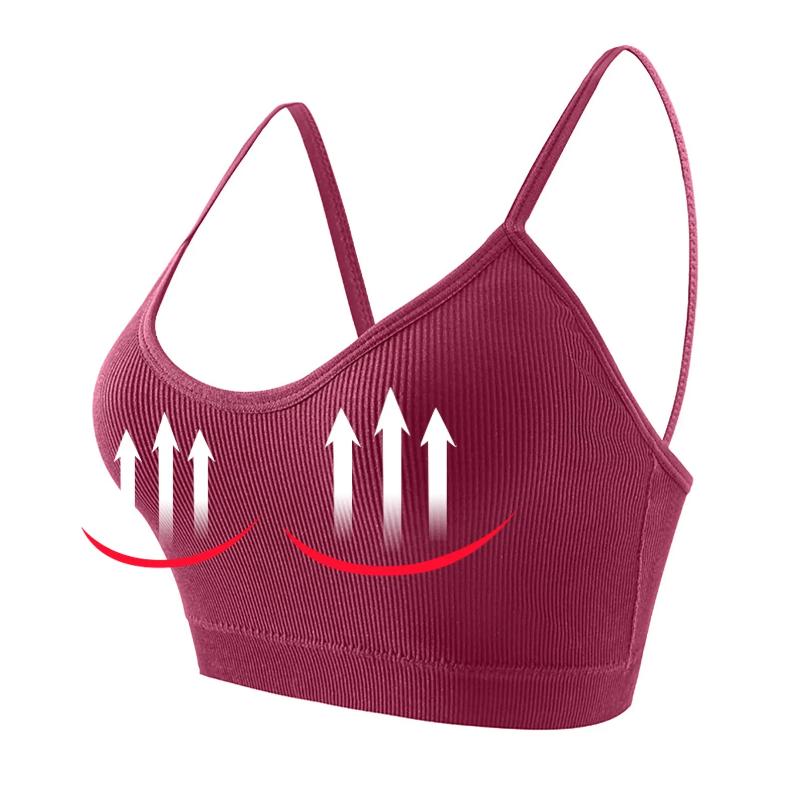 Intimo femminile Canotta da donna con fondo e imbottitura sul petto Intimo sexy oversize con imbottitura sul petto Ropa De Mujer Lingerie Top