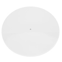 300x300x3mm Acrylic Turntable Mat Reduce Static Dust Noise Replacement Record Platter Slipmat for 12 Inch Record Player