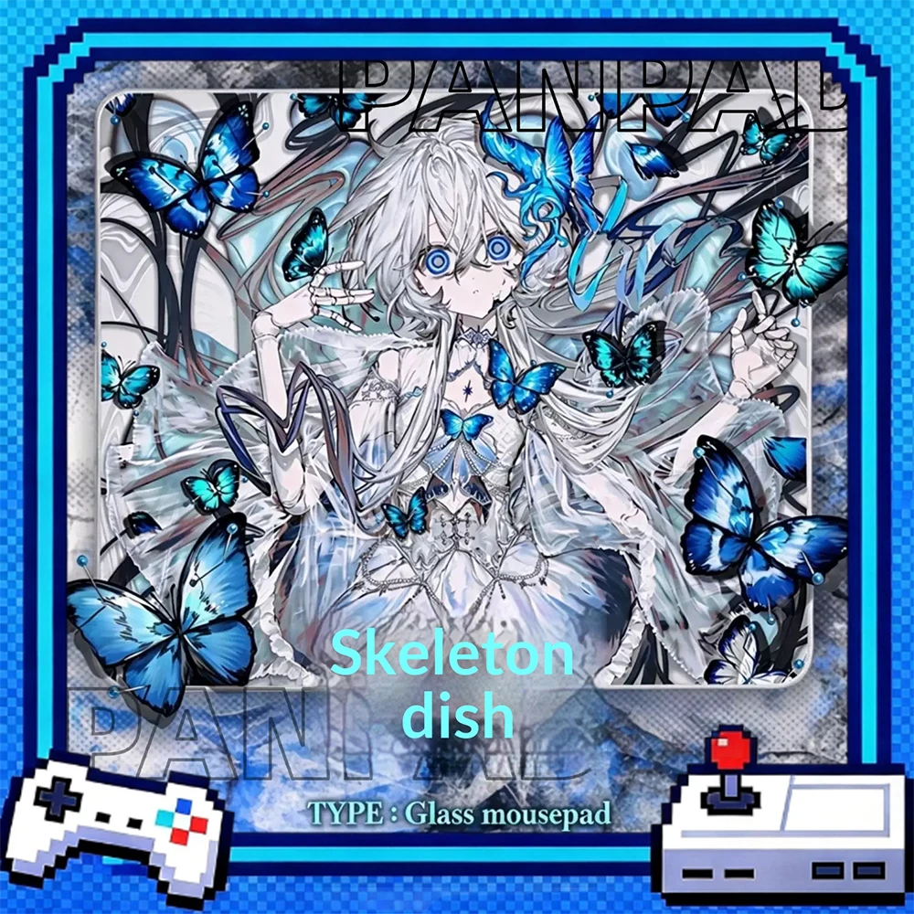 PANPAD Nemvira Glass Mousepad Original Full Coverage Primer Mouse Pad for Esports Gaming PORON Primer Mousepads Gifts