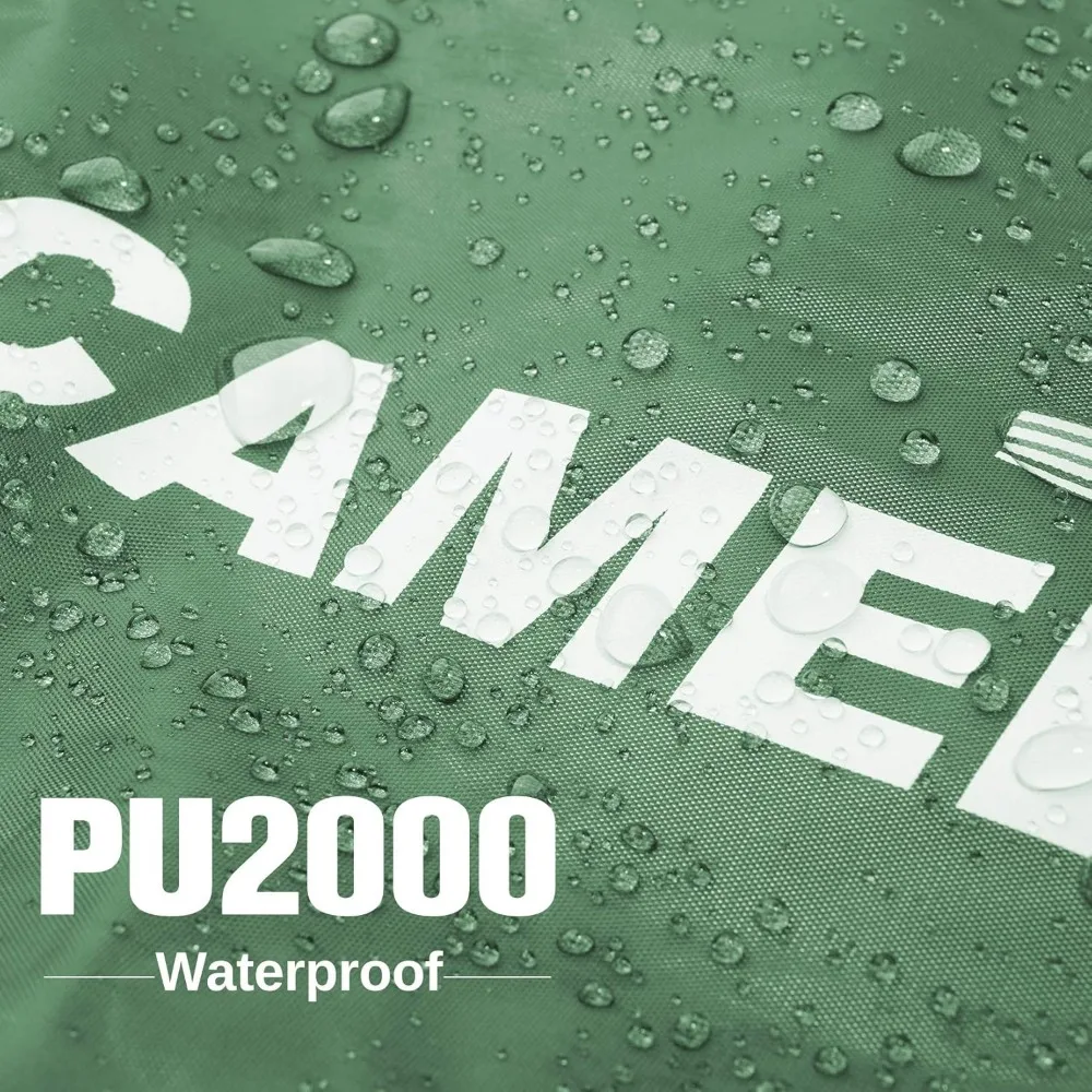 خيمة تخييم مقاومة للماء بحجم عائلي: خيمة على شكل قبة تتسع لـ 2-5 أشخاص، مأوى ظهر واسع وخفيف الوزن ومحمول للإعلان الخارجي #5