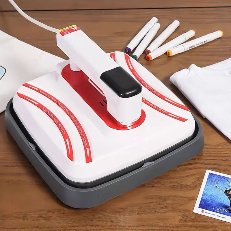 Imagem -02 - Máquina Portátil da Imprensa do Calor para Faça Você Mesmo T-shirt Design Mini Iron-on Transfer 12x10 Polegada