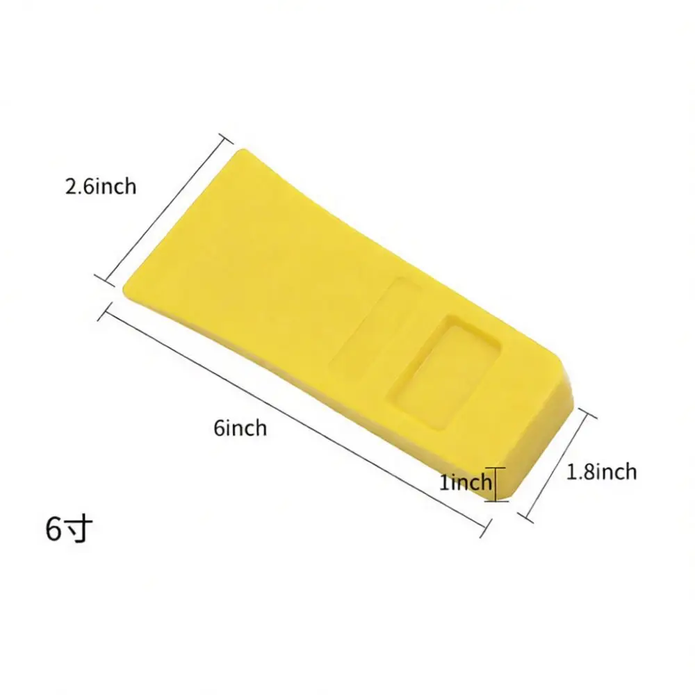 Tree Felling Wedges 6 8 10 Inch Plastic Logging Accessory Chainsaw Directional Sawing Guide Woodworking Tools Safety Equipment
