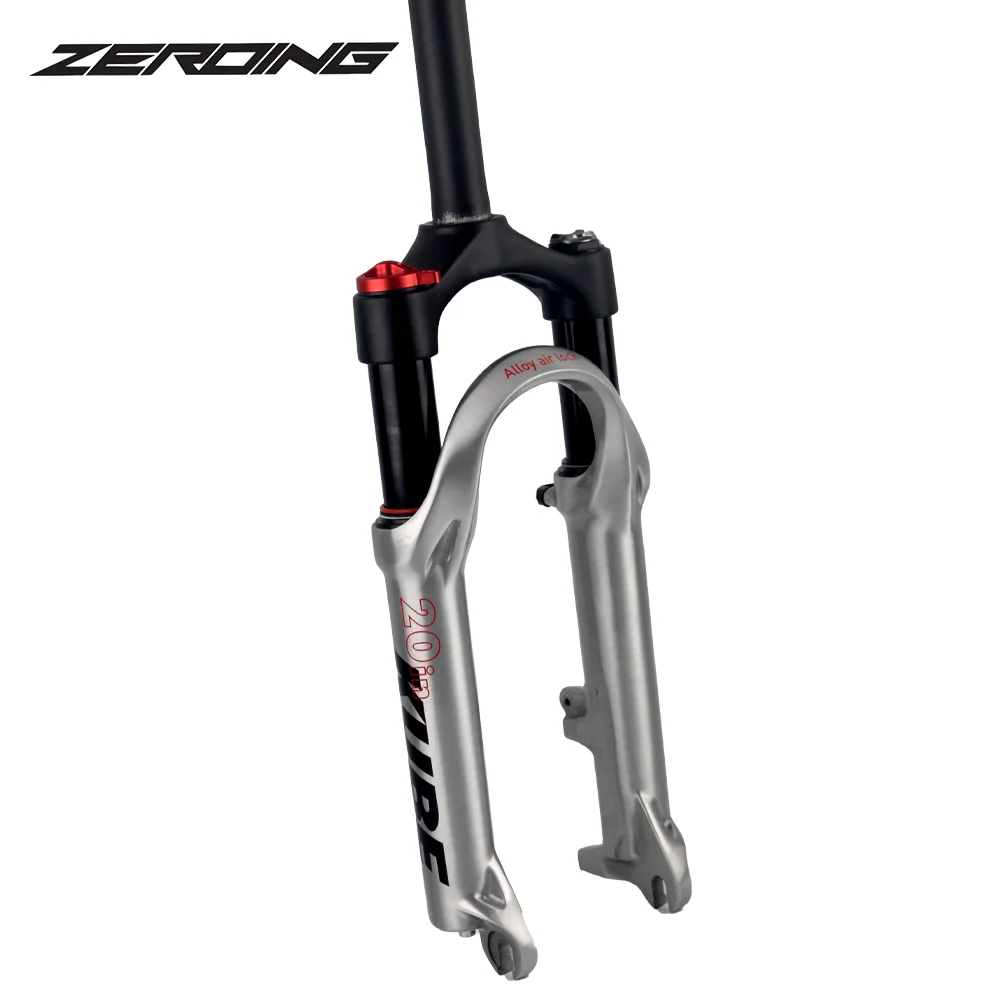 KUBE MTB Bicycle Fork Supension Air 20er Inch Mountain Bike Shock Absorber Fork Locking Folding Bike BMX Small Wheel Diameter