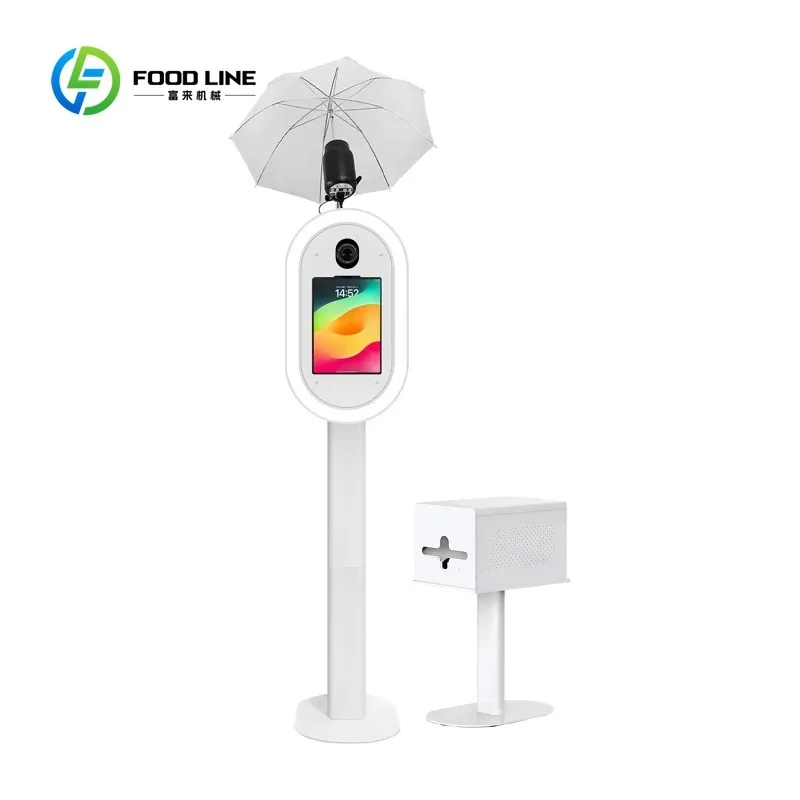 Automatic Photo Booth Machine Digital Selfie Mirror Booth Interactive Camera System for Wedding Party Event