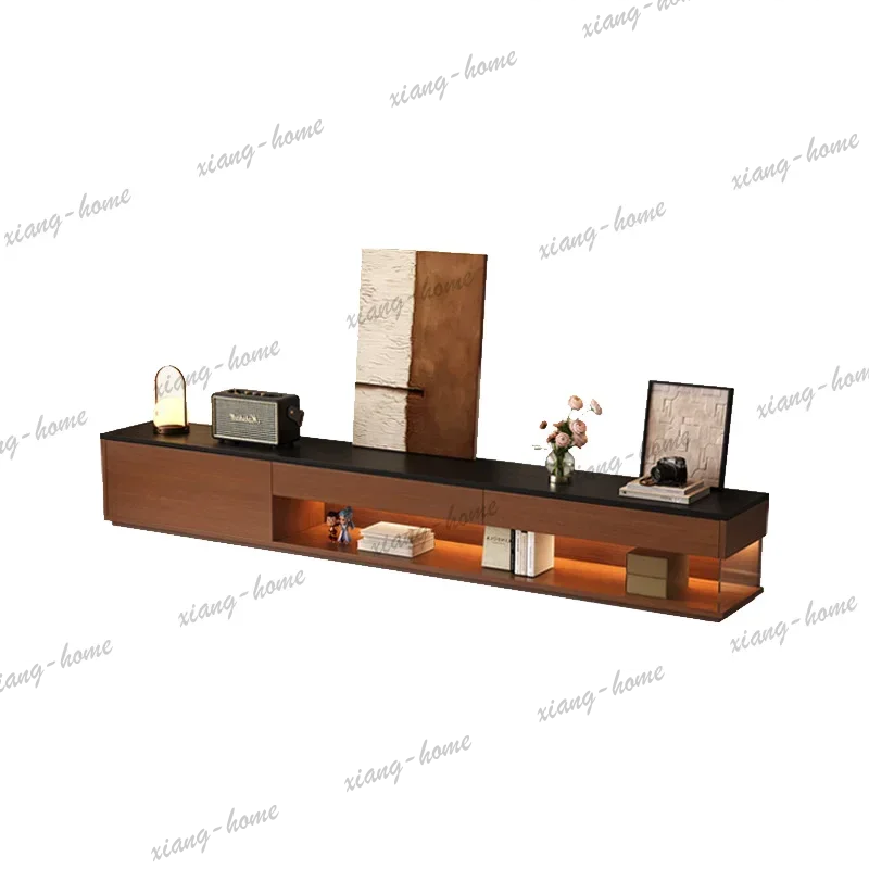 YJ Modern Luxury Tv Stand Italian Design Minimalist Floor Tv Stand Aesthetic Elegant Meuble De Télévision Furniture For Home