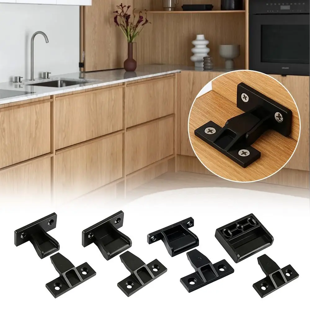 10pcs Adjustable Furniture Connectors Universal Durable Push-On Corner Buckles Versatile Plinth Panel Connectors