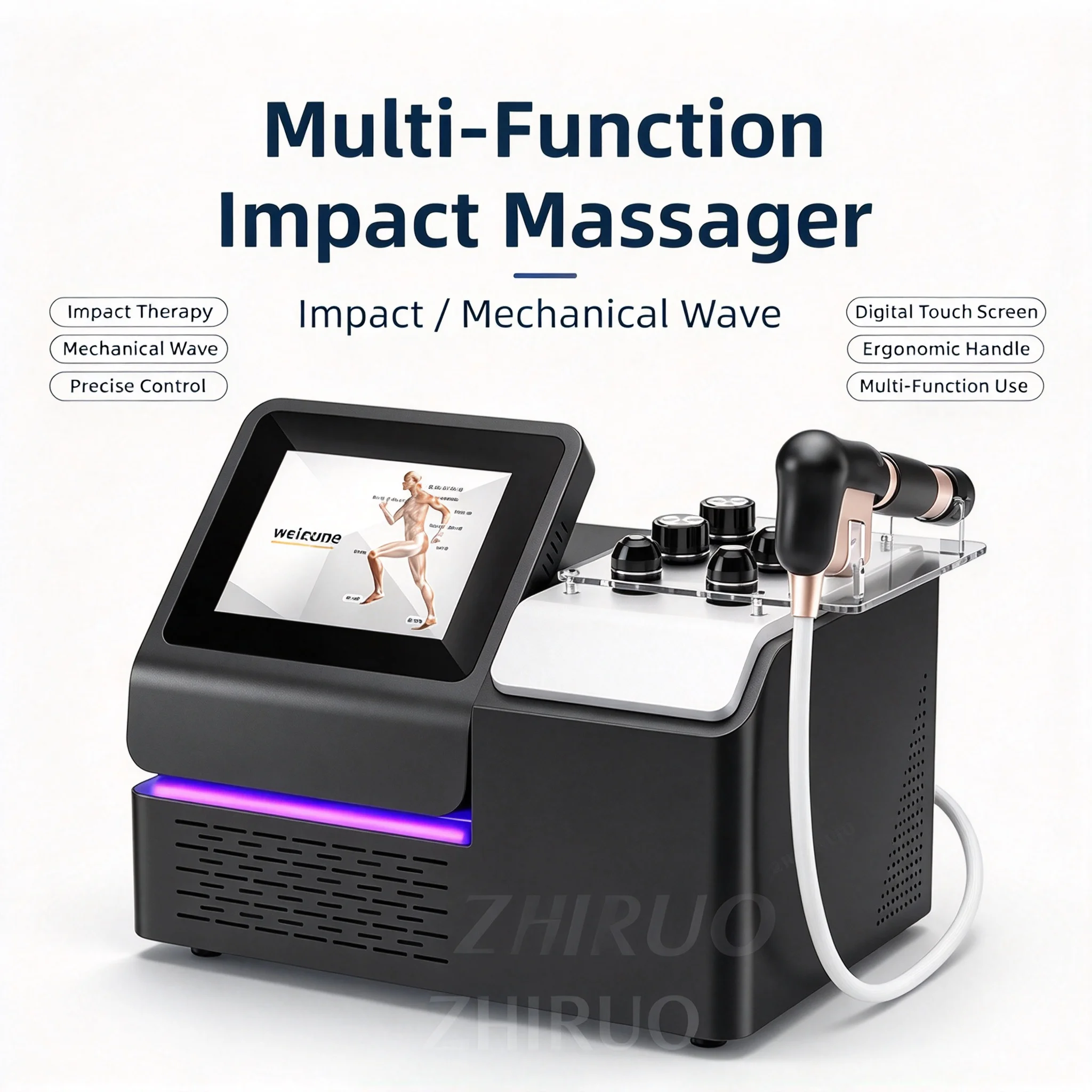 Shockwave Machine for Human Focus Shock Wave Therapy Machine Shockwave Therapy Focused Portable Shockwave Therapy Machine