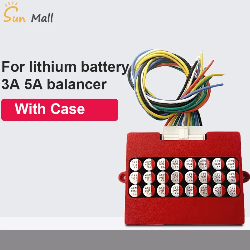 

active balancer lifepo4 4s 5s 3s-16s lipo/lifepo4/lto battery cell balancer Group 3A 5A With Case 6S 7S 8S 12S 13S
