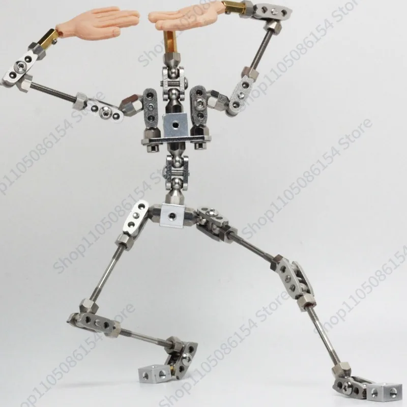 Professional frozen frame animation animation stainless steel wear-resistant flexible doll skeleton (excluding hands)