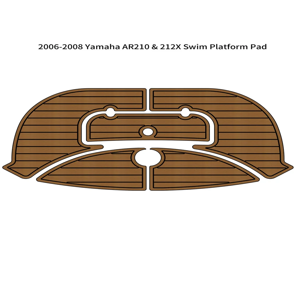 2006-2008 Ya-ma-ha AR210 212X Swim Platform Pad Boat EVA Foam Teak Floor Mat SeaDek MarineMat Gatorstep Style Self Adhesive ZA