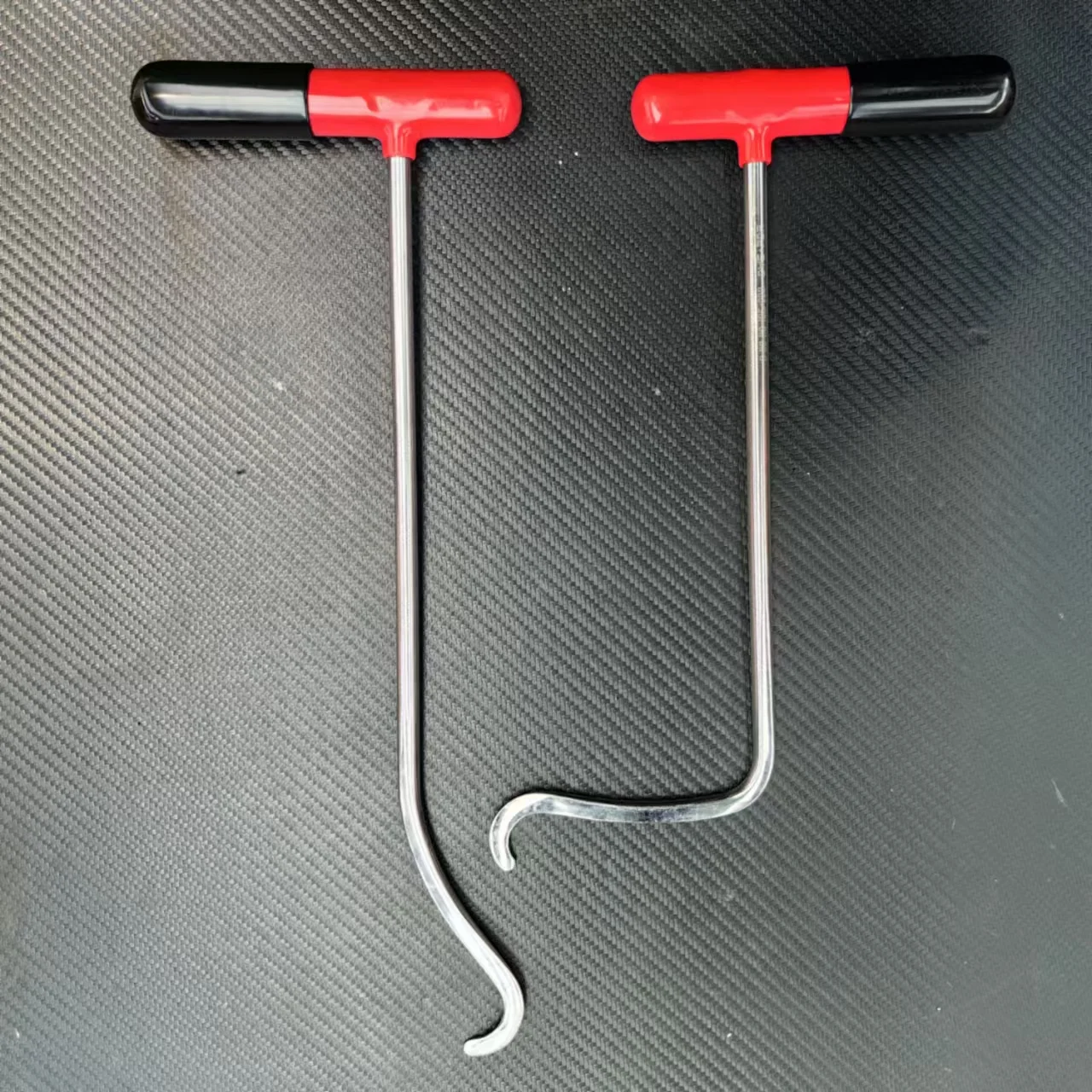 

Car dent repair tool 8mm shaped phoenix tail small lever hooks wrap rubber handle small hooks