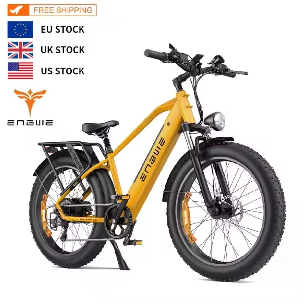 

US Warehouse E-bike Fat Tire E Bike Electric Mountain Bike 26inch Aluminum Alloy Fat Tire 250w E26