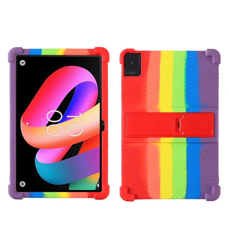 Etui na tablet TCL Tab 10L Gen 4, 10 cali, przyjazne dla dzieci, miękkie silikonowe, z regulowaną podstawką, ochronny pokrowiec 8483A — zdjęcie produktu 4
