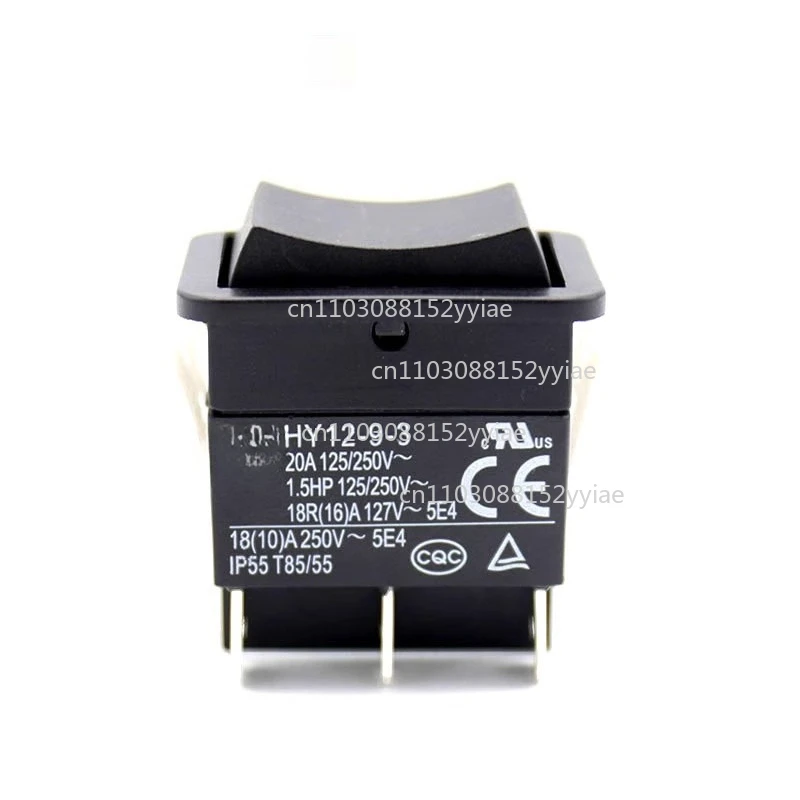 HY12-9-3 4 5 7 Arc-shaped Boat-shaped Switch Shift Button Switch Waterproof Feet HY12F