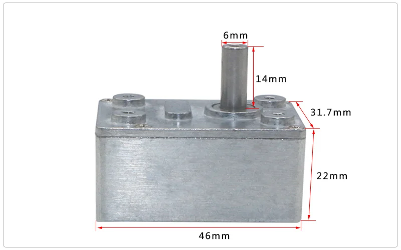 Caja de engranajes helicoidal para JGY370