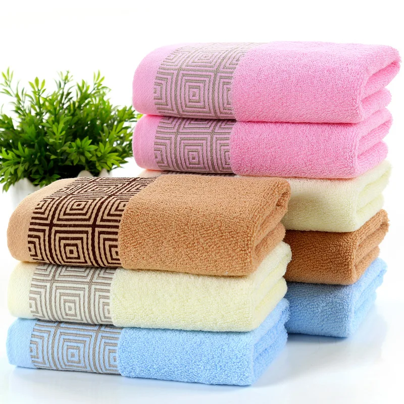 Womens Mens Hand Towel Microfiber Household Bathroom Hand FaceSolid Color Quick Dry Hair Absorbent Gym Sport Towel