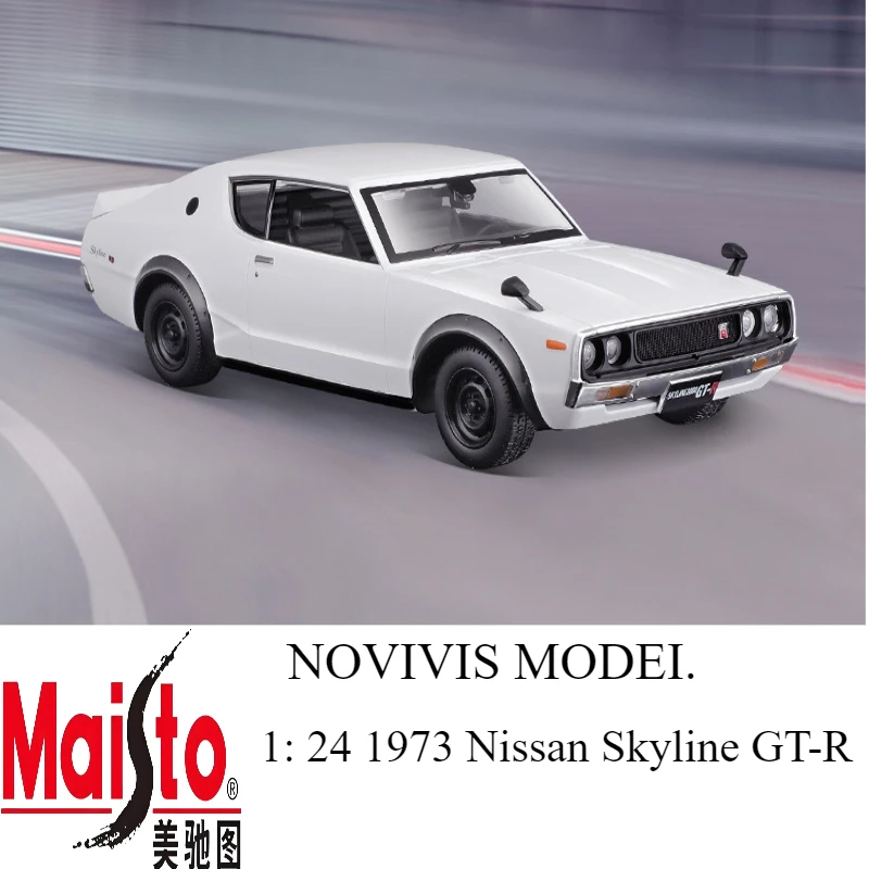 

Maisto 1:24 Nissan GT-R Alloy Car Model Die-Cast Metal Toy, Simulation Sports Car for Boys Adults Collection Display Gift