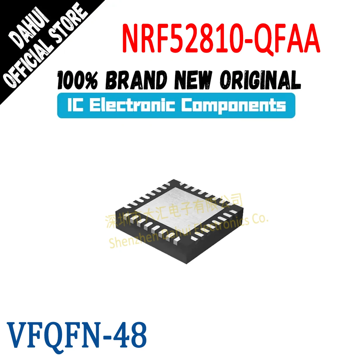 NRF52810-QFAA NRF52810 NRF IC RF TXRX MCU Chip VFQFN-48 New Original