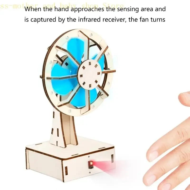 XXFE Wooden Fan Project Set for Classroom Science Study