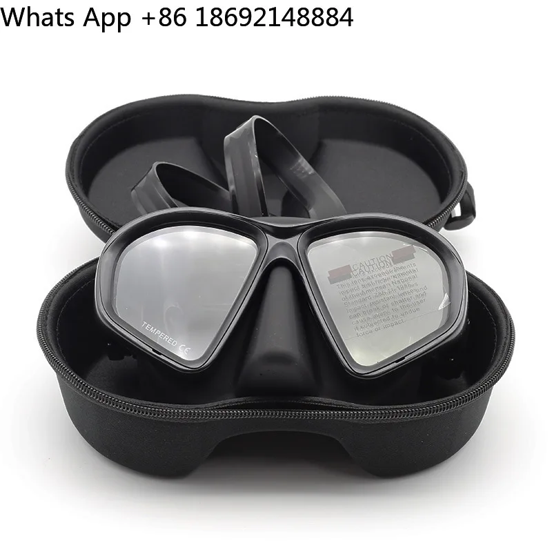Professional men's and women's low-volume free diving goggles snorkeling equipment swimming goggles with myopia