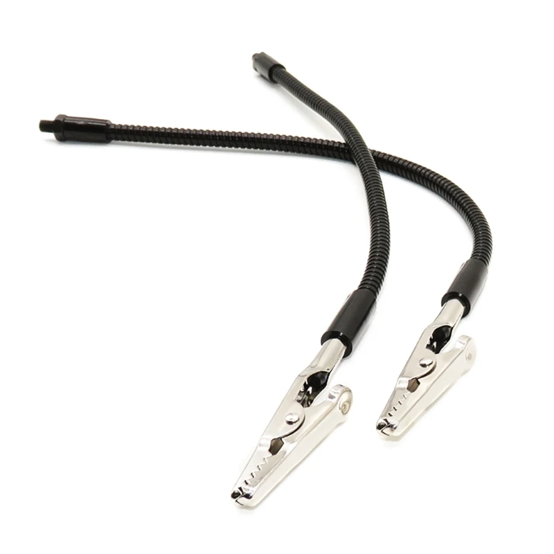 2Pcs Helping Hands Soldering Clamp Adjustable Soldering Clip Flexible Gooseneck Metal Arm Alligators Clips Soldering