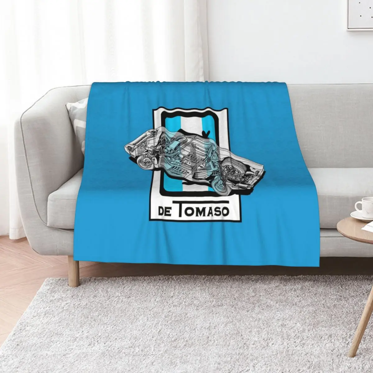 DETOMASO PANTERA (1971) Throw Blanket Sofas Thins Luxury St Luxury Brand manga Nap Blankets