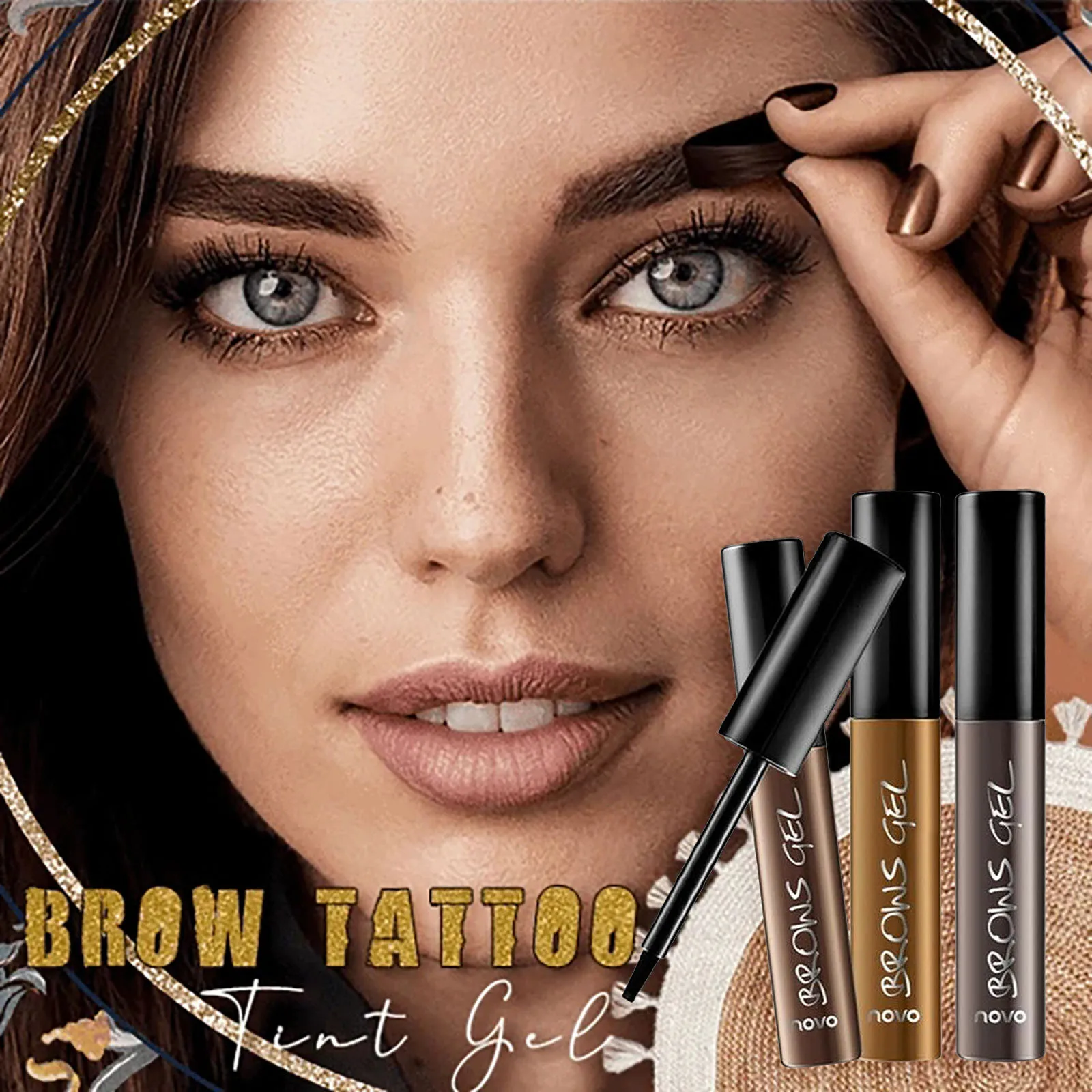 Peel-off Waterproof Tint Eye Brow Eyebrow Gel Makeup Long lasting Tint Tear Brow Dye Long-lasting Waterproof Brow dye