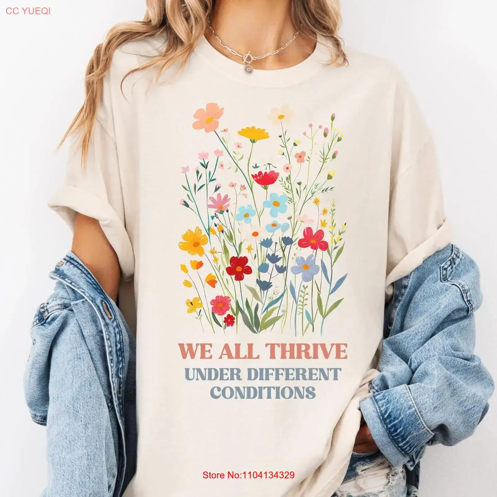 Autism T Shirt NeurodivergenT SLP Special Ed Inclusion Mental Health Teacher Education vintage Washed Breathable homme fashion