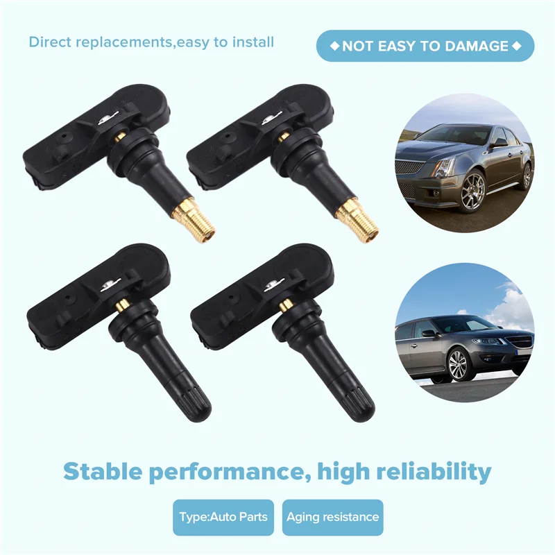 【قطرة السعر! !】 لكاديلاك جي إم ل بويك صعب 20922900 أجهزة استشعار مراقبة ضغط الإطارات 4 قطعة لجي إم سي