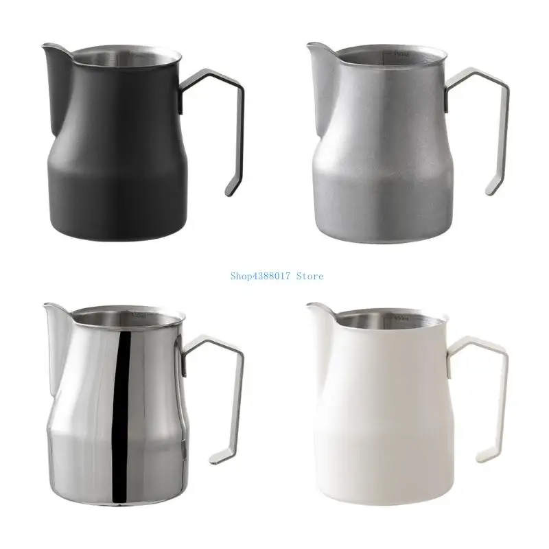 

896B Milk Frothing Pitcher 500ML Coffee Frothing Cup 304Stainless Steel Texture Suitable for Latte Art and Coffee Enthusiasts