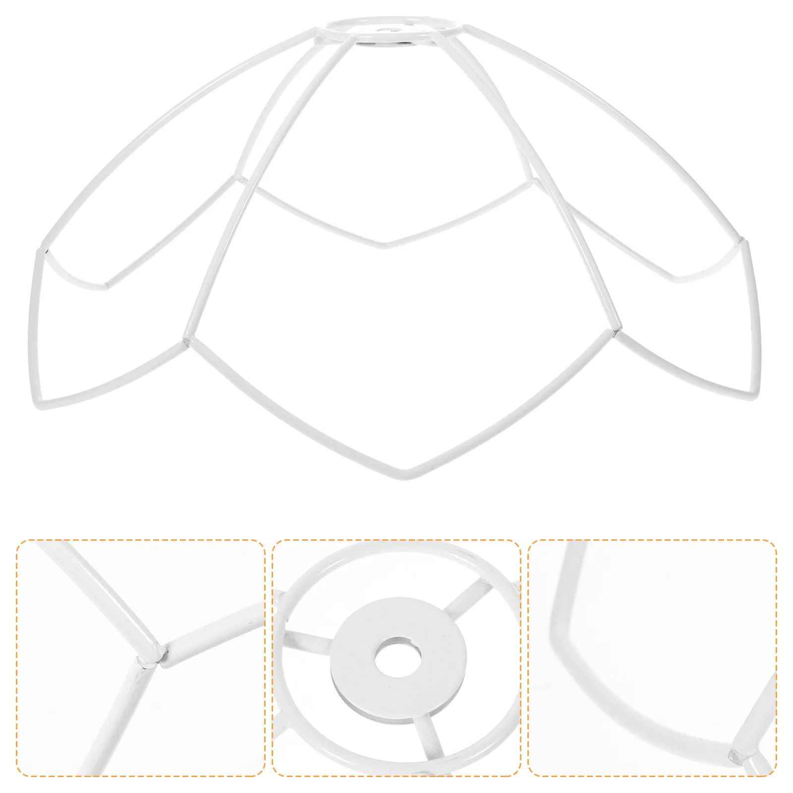 DIY Lampshade Wire Frame Chandelier Metal Wire Lamp Shade Frame Pendant Light Cage Frame Lampshade Frame