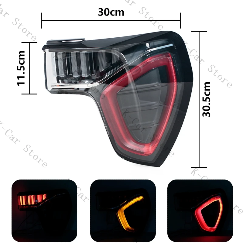 For Geely LYNK&CO 01 LED Rear Bumper Tail Light Assembly Brake Lamp everse Light Turn Signal Light Car Accessories