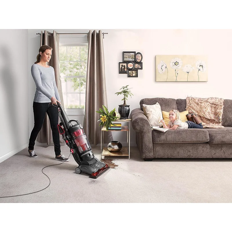 Hoovvers WindTunnel 3 Max Performance Pet,Bagless Upright Vacuum Cleaner,HEPA Media Filtration,For Carpet And Hard Floor,UH72625