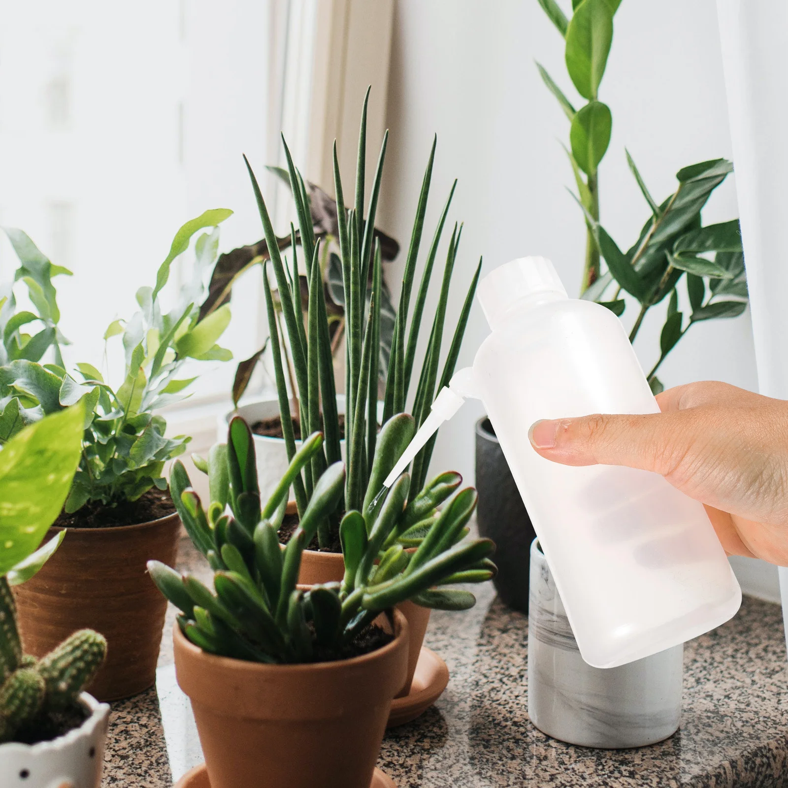 

2Pcs Plastic Squeeze Bottles Side Mouth Design for Easy Clean and Precise Watering in Gardens Squeeze Bottles Bottle for Cleaner