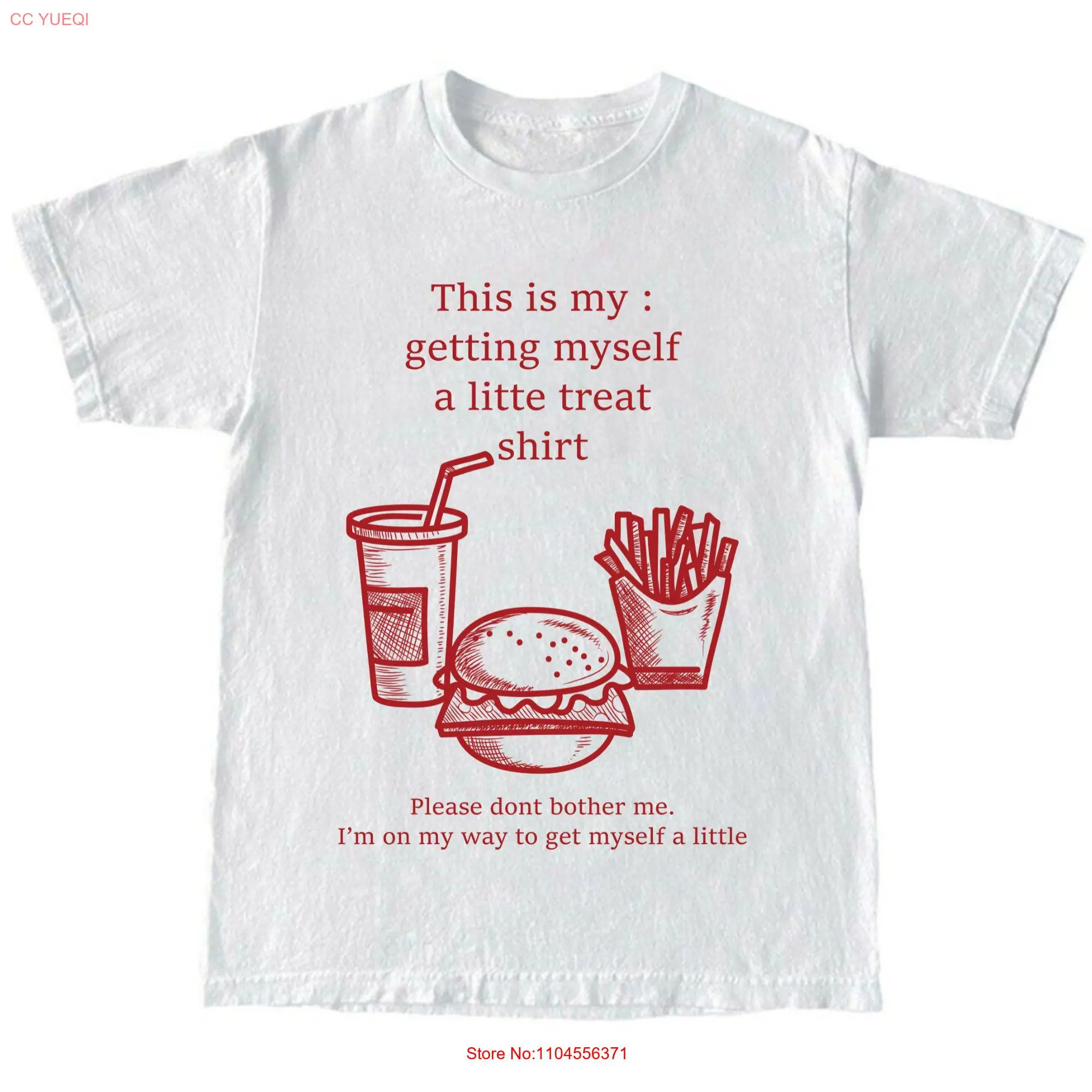 Me conseguiré un poco de golosinas camiseta me merecen en Foodie Snacks Self Love mangas largas o cortas