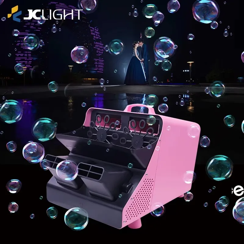 Multi-Angle Rotatable Automatic Bubble  Wireless Remote Generator for DJ Wedding Party Stage Decoration FX Gear